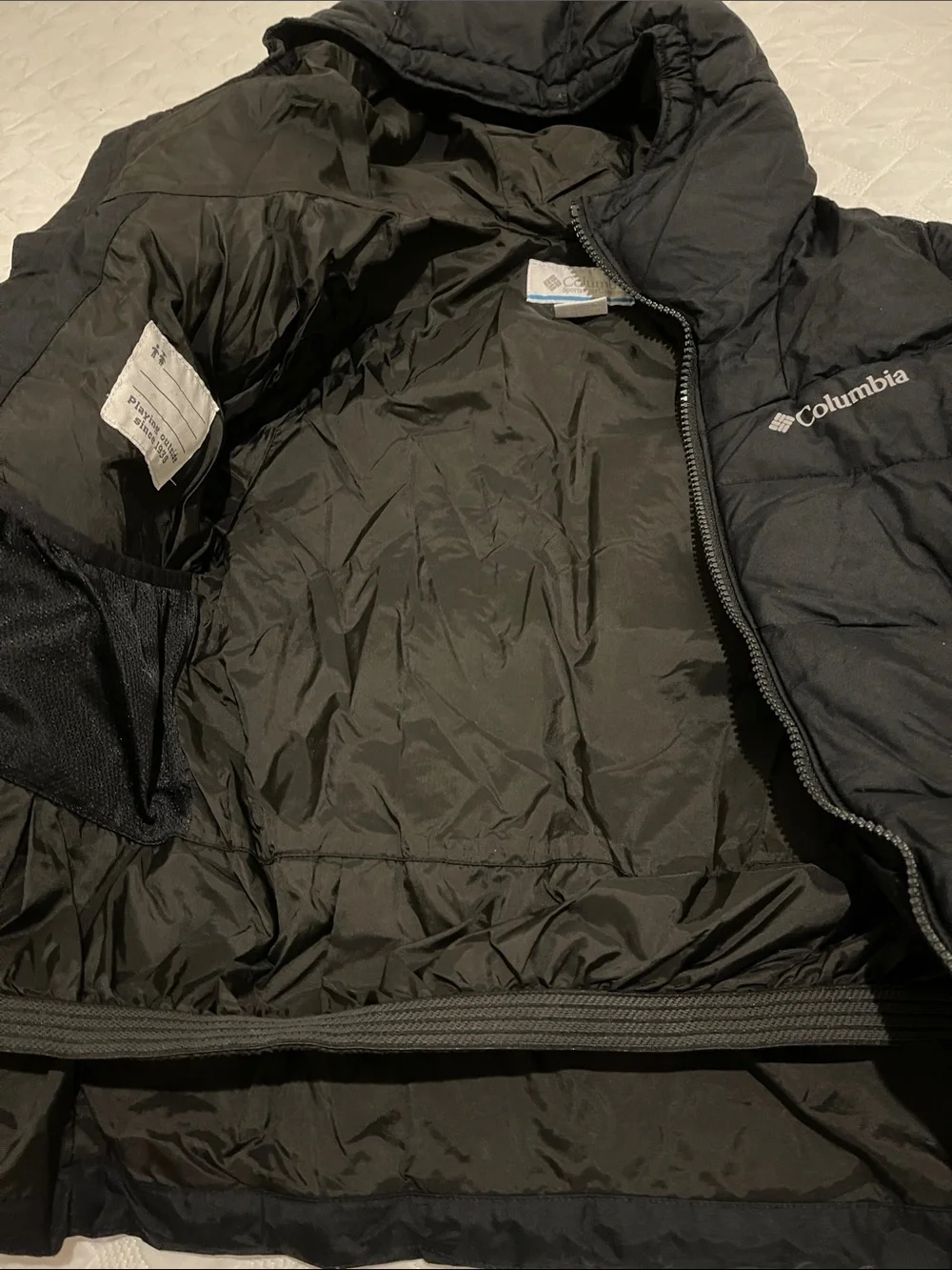 Columbia Black Kids Puffer Coat with Hood